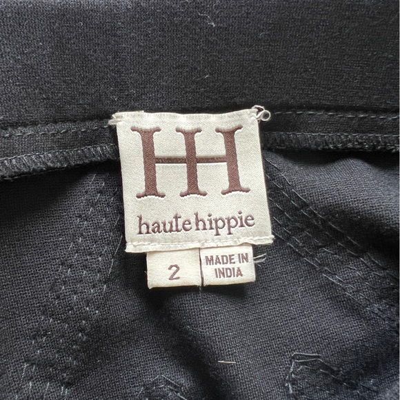 Haute Hippie black beaded miniskirt size 2/XS - Picture 4 of 5